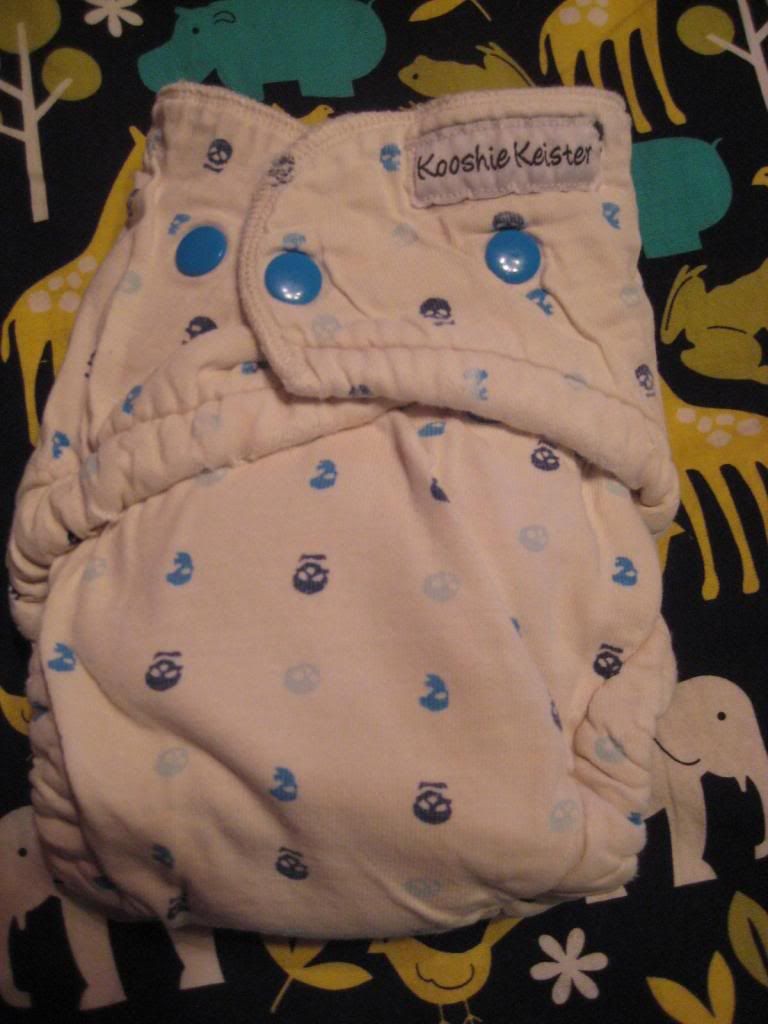 Kooshie Keister OS Sculls Diaper Kooshie Keister OS Sculls Diaper
