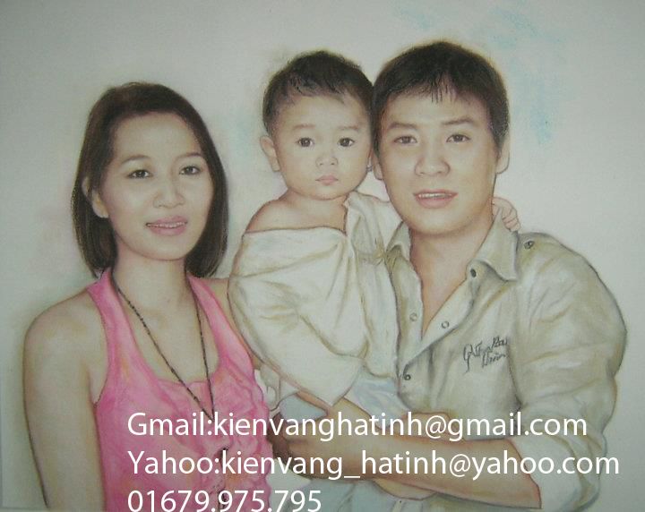 Nhận vẽ chân dung – kí hoạ ( chì ) - 15