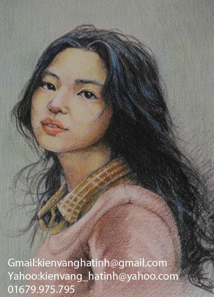Nhận vẽ chân dung – kí hoạ ( chì ) - 14
