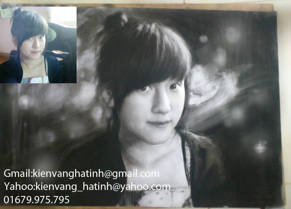 Nhận vẽ chân dung – kí hoạ ( chì ) - 13