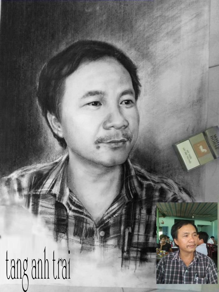 Nhận vẽ chân dung – kí hoạ ( chì ) - 19