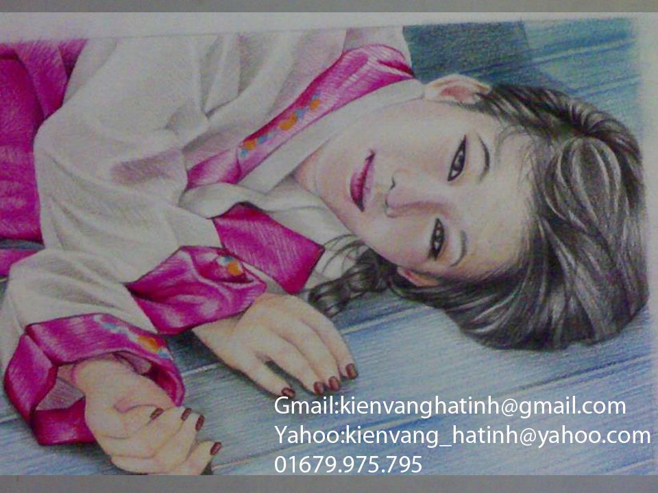 Nhận vẽ chân dung – kí hoạ ( chì ) - 18