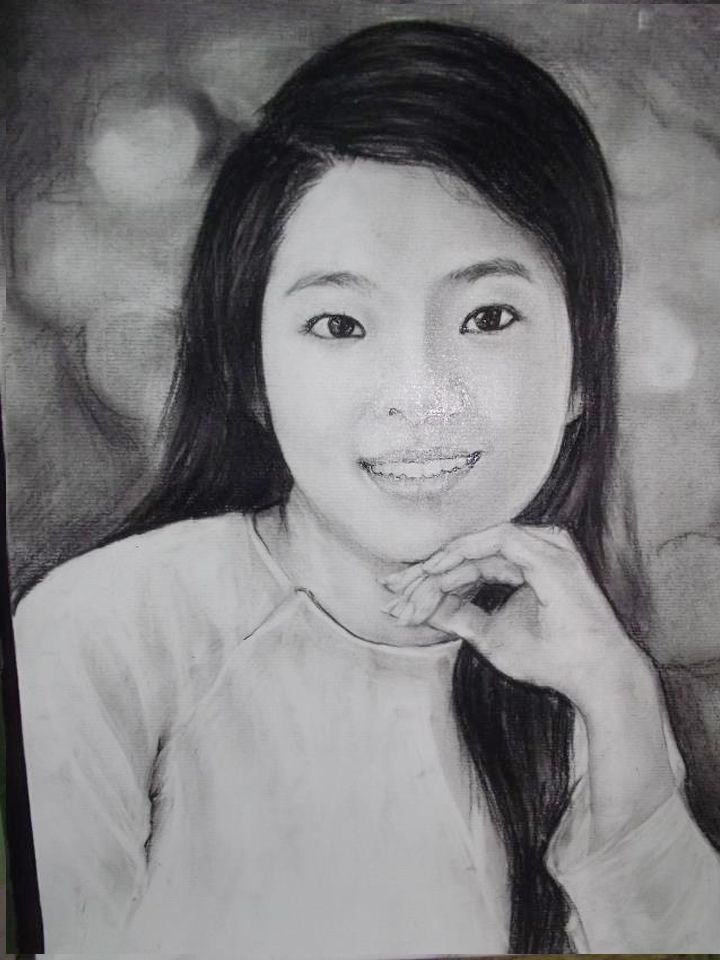 Nhận vẽ chân dung – kí hoạ ( chì ) - 3