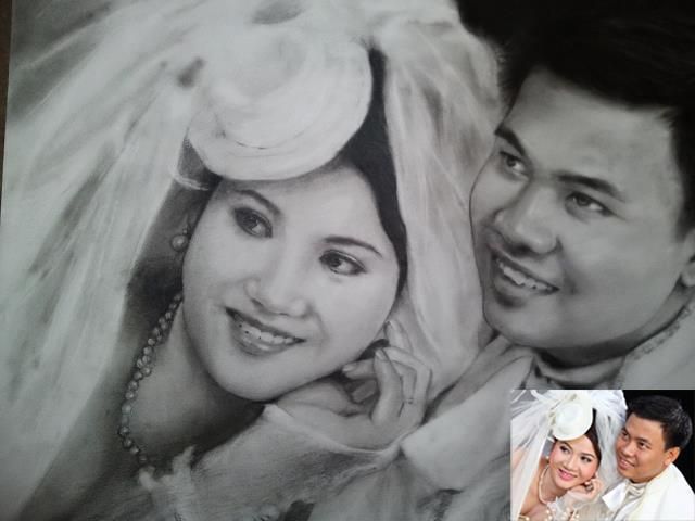 Nhận vẽ chân dung – kí hoạ ( chì ) - 26