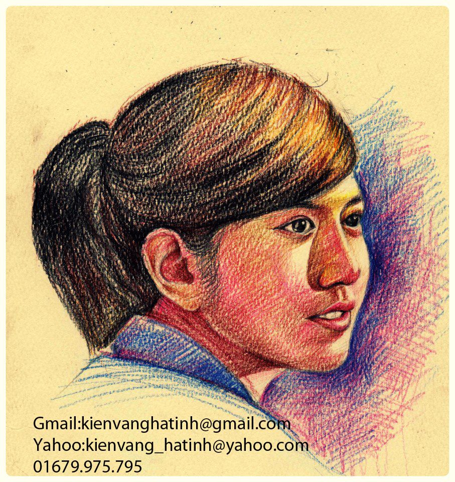 Nhận vẽ chân dung – kí hoạ ( chì ) - 17