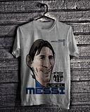 Kaos Karikatur Messi5