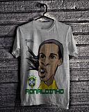 Kaos Karikatur Ronaldinho