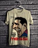 Kaos Karikatur Messi3