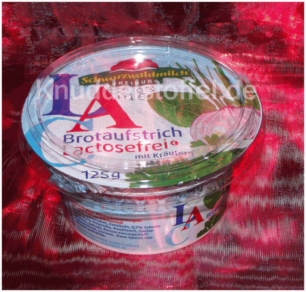 Laktosefreier Brotaufstrich