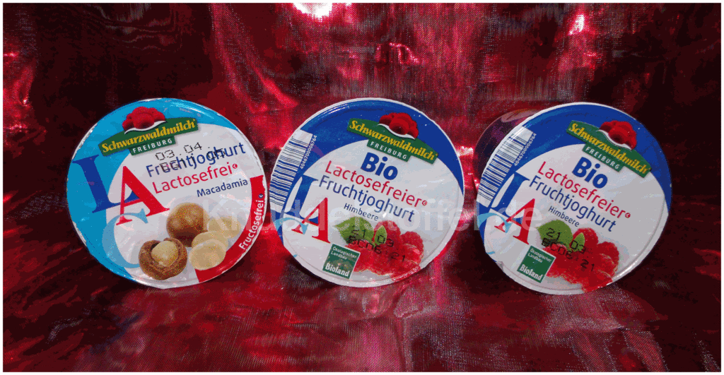 Laktosefreie Joghurts