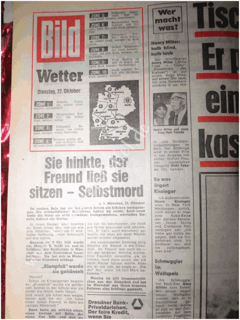Geschenkzeitung.de Bildzeitung alt Geburtstag