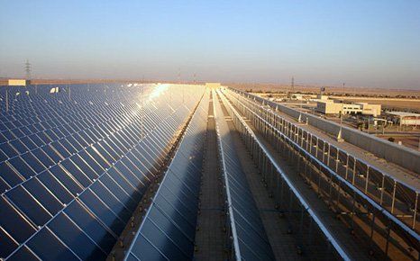 Solar thermal plant at Princess Noura University. Ssource-SASIA