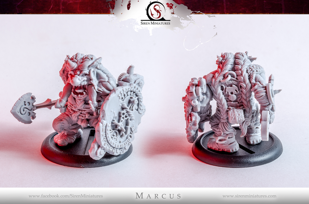 Marcus - Fantasy troll miniature