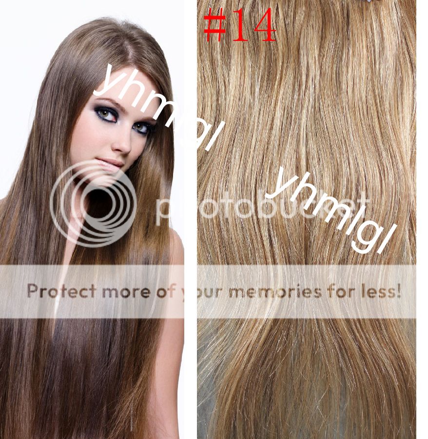   Choose Remy 7pcs Clip in Asian Real Human Hair Extensions 70g